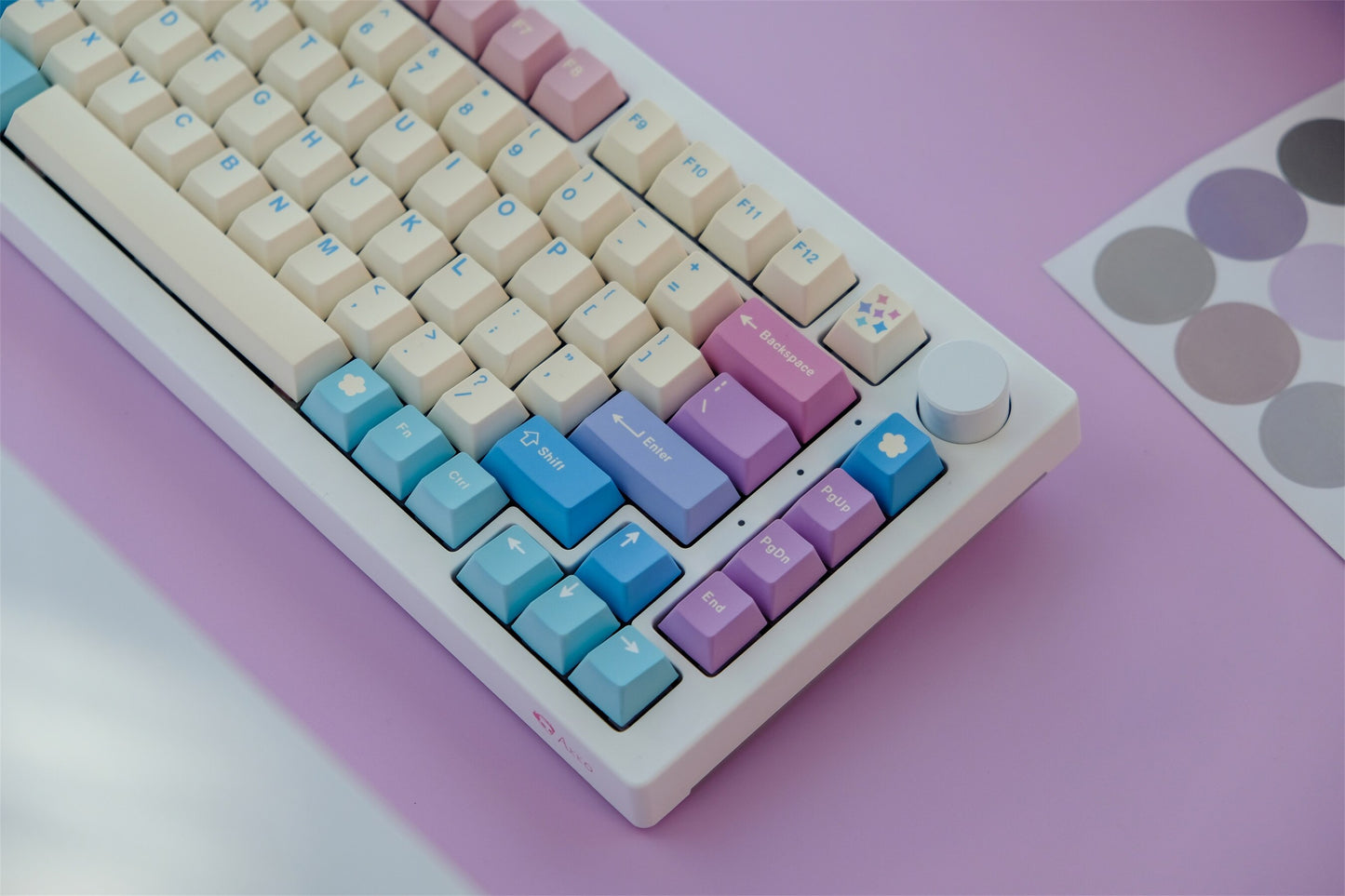 الجنية البكر PBT الملف الشخصي الكرز Keycaps