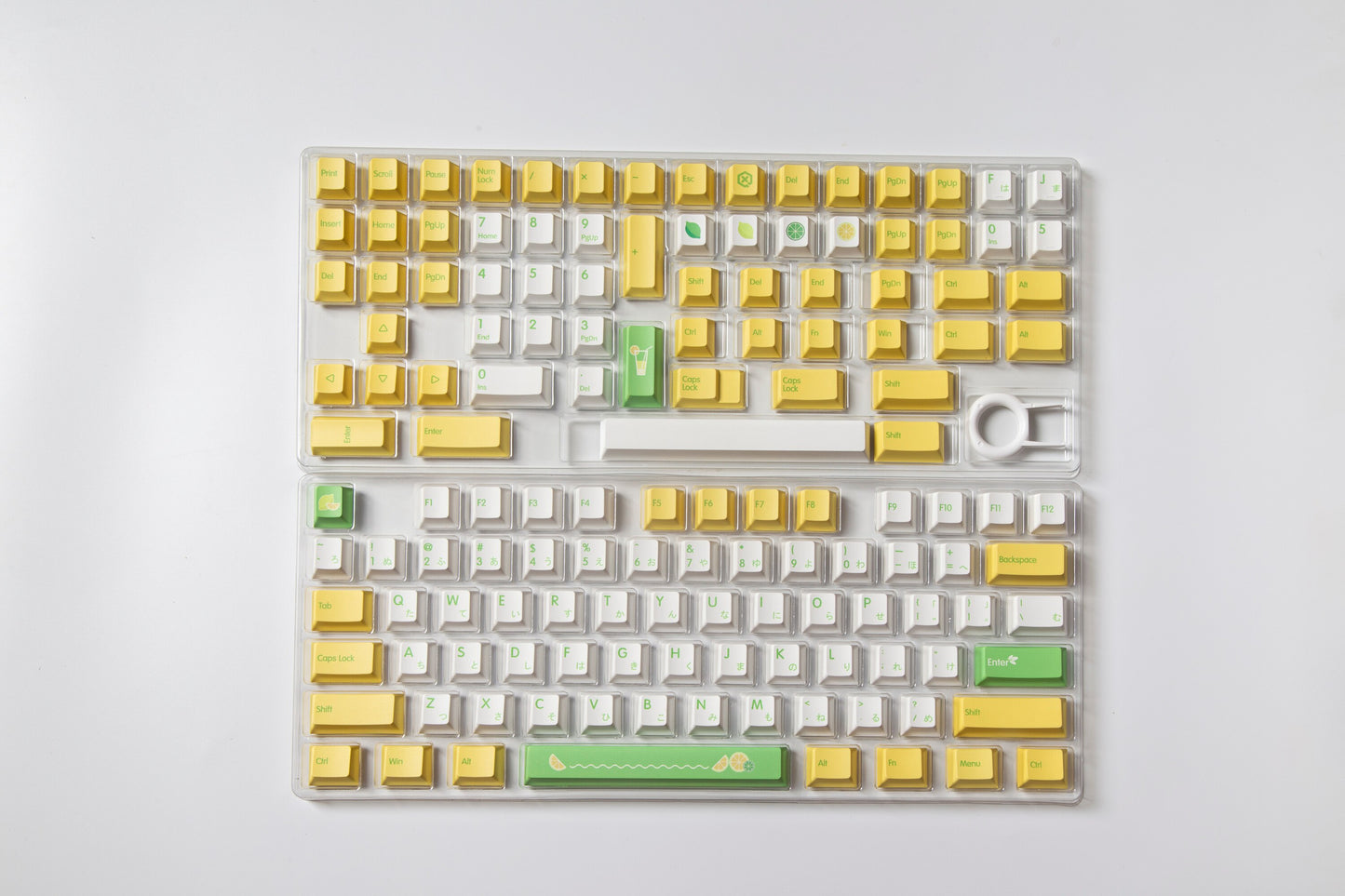 Lemon PBT cherry profile Keycaps