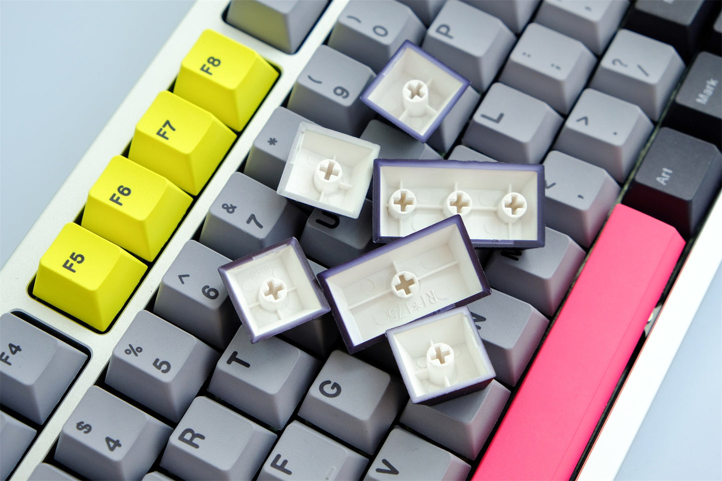 Atari Sheild PBT Keycaps cherry profile