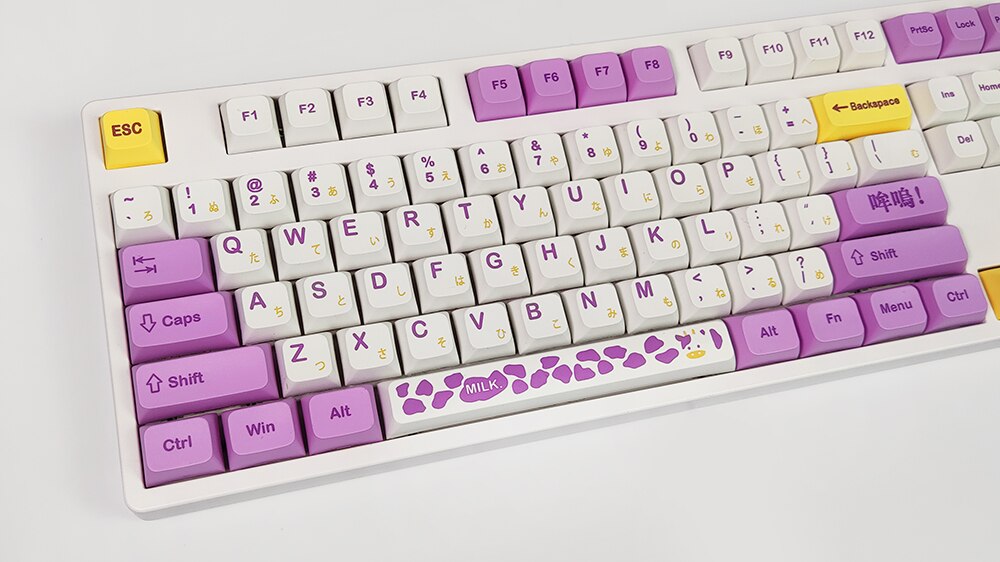 Taro Cow PBT  XDA Profile Keycaps