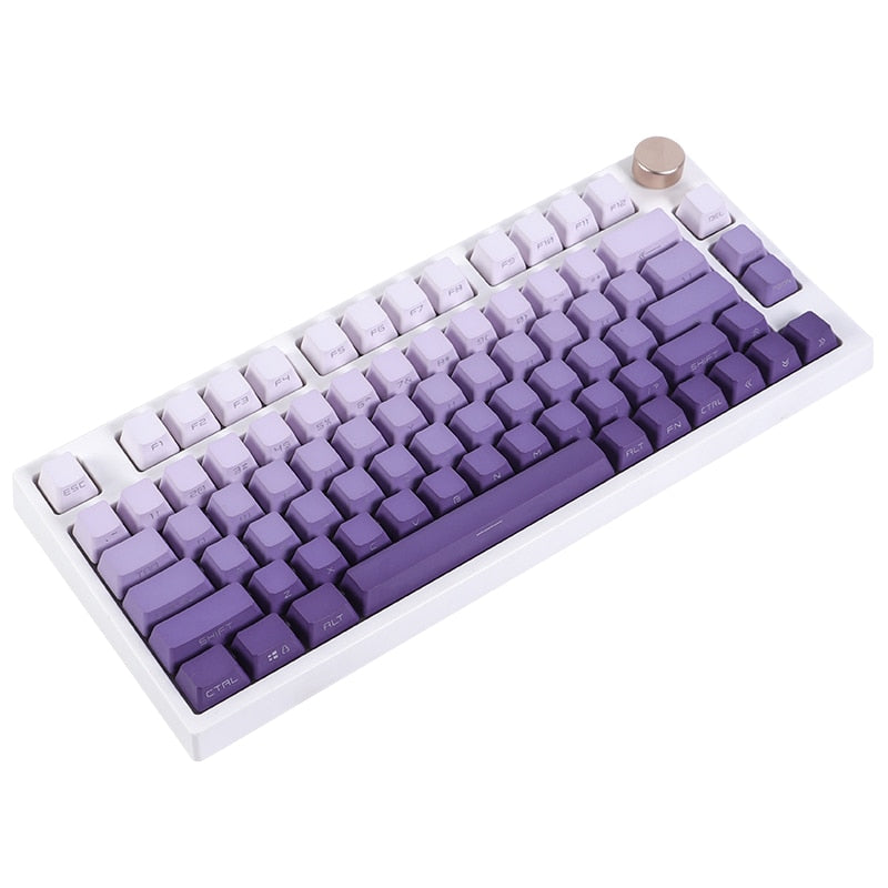 Dark Fragrance Gradient PBT الخلفية Keycaps الملف الشخصي OEM