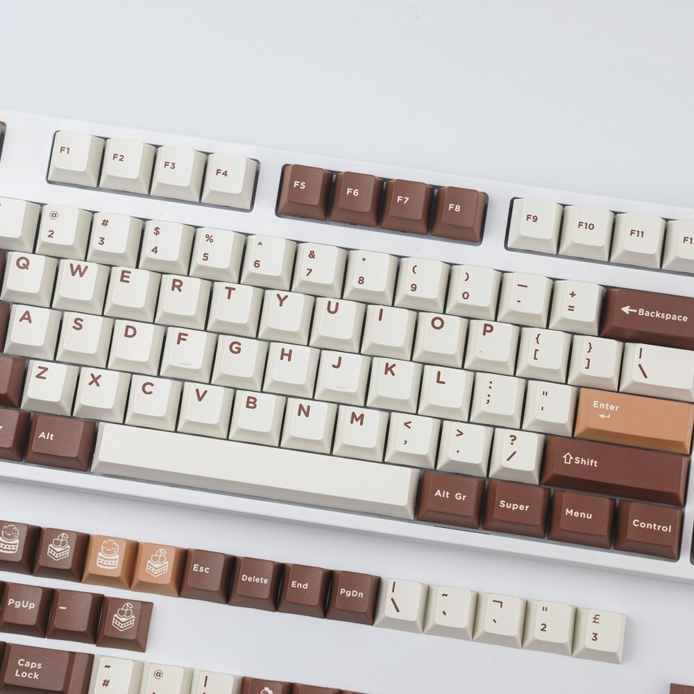 Tiramisu PBT Cherry Profile Keycaps