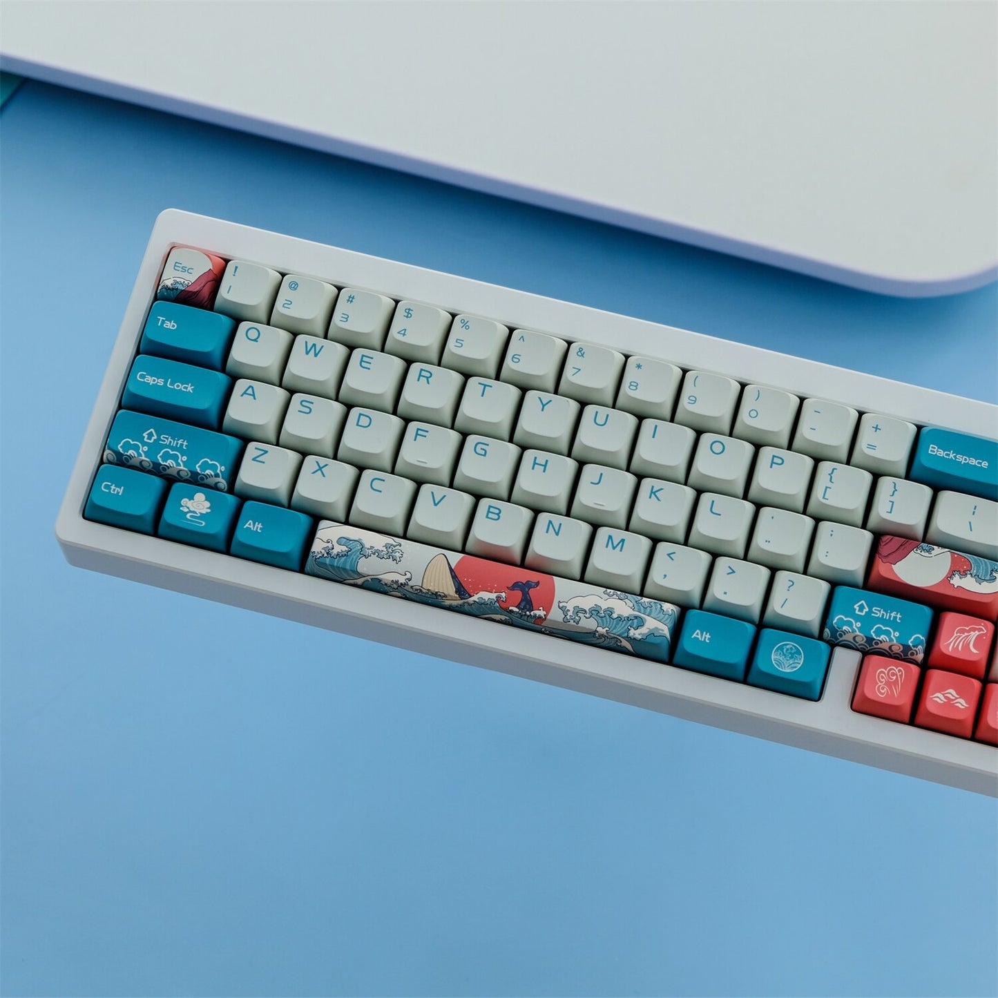 Coral Sea Keycaps PBT Cherry Profiles