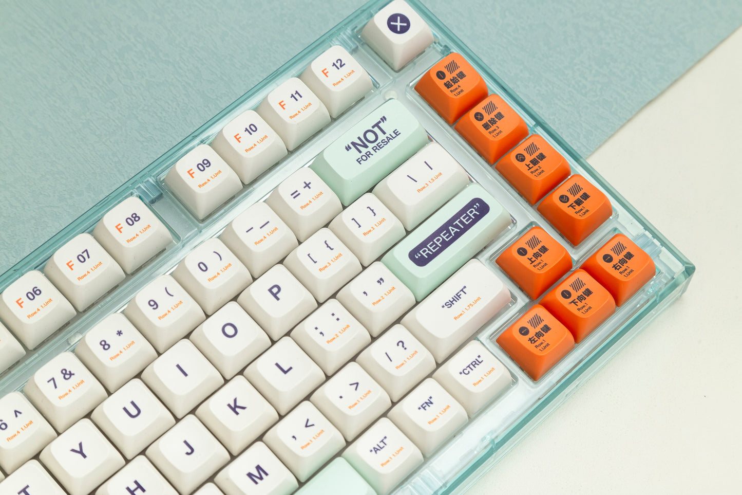 البلاستيك كيكابس QSA الملف الشخصي PBT Keycaps