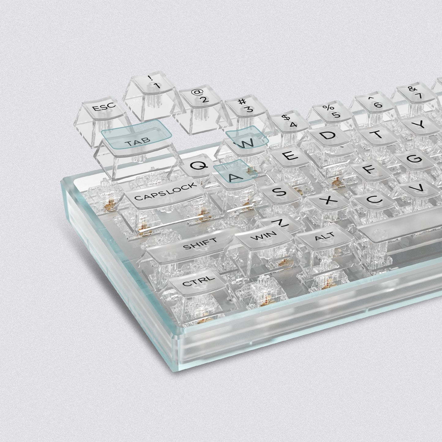 Transparent Keycaps Cherry Profile