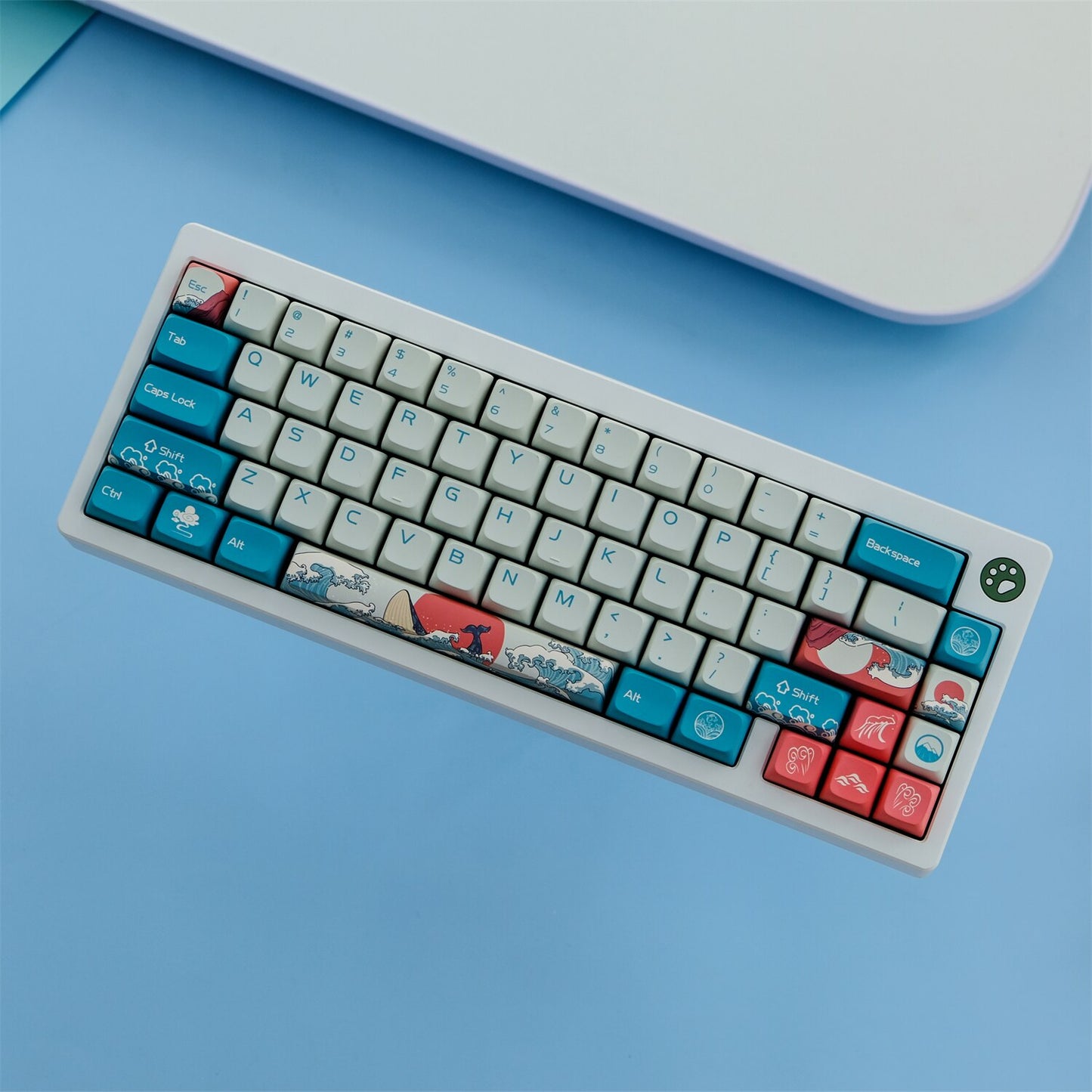 Coral Sea Keycaps PBT Cherry Profiles