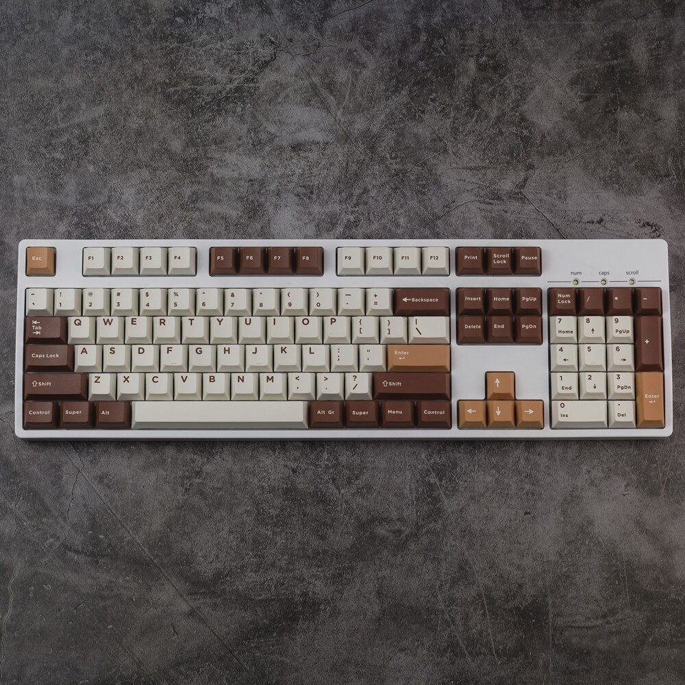 Tiramisu PBT Cherry Profile Keycaps