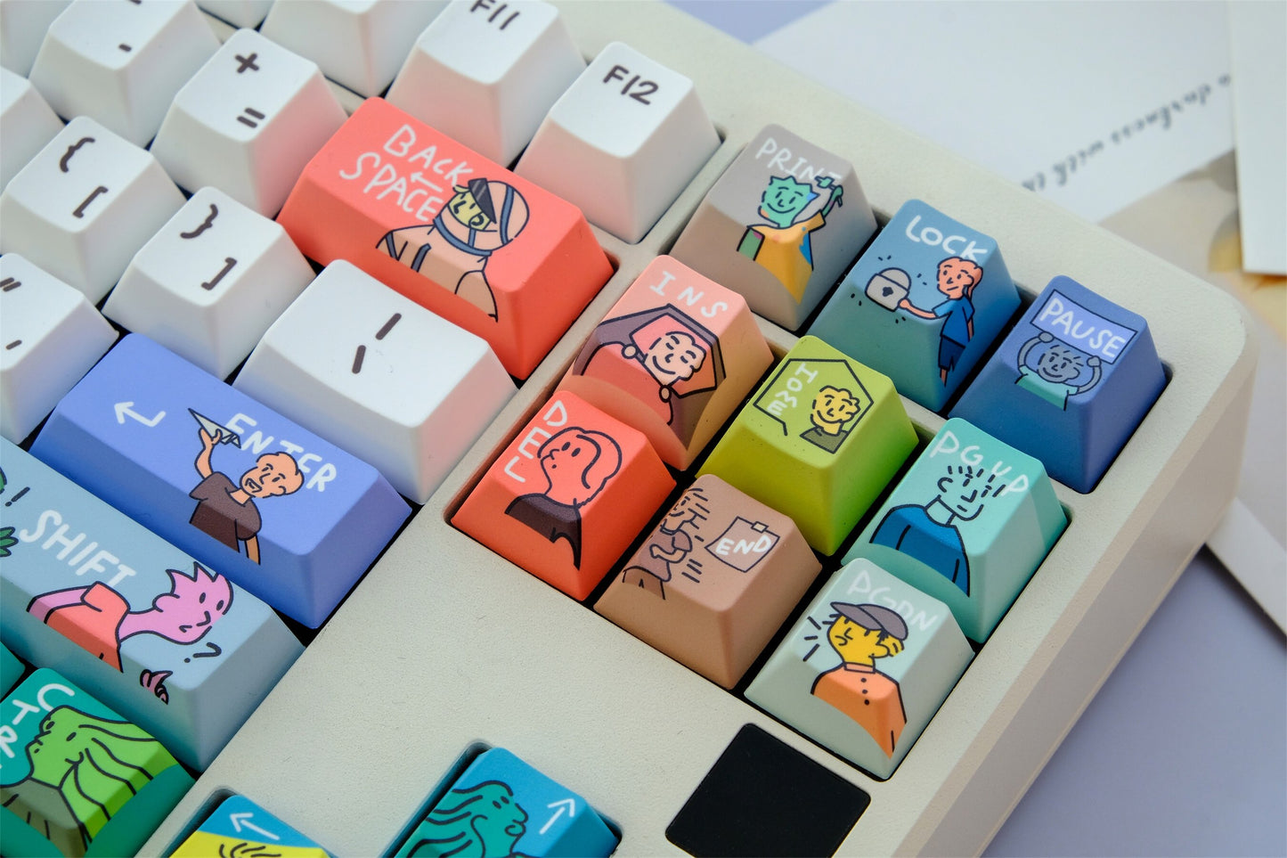 imaginary Cartoon Cherry Profile PBT Keycaps