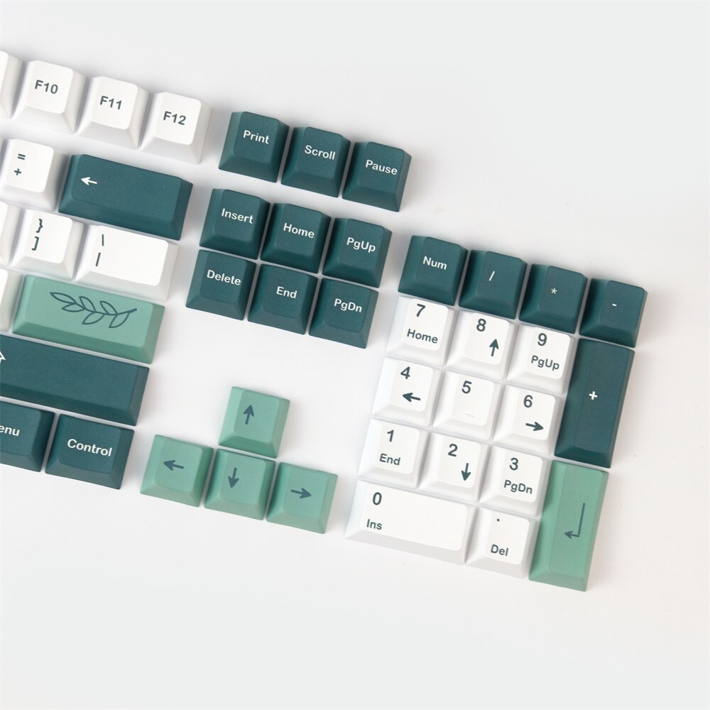 Botanical PBT Keycaps Cherry Profile