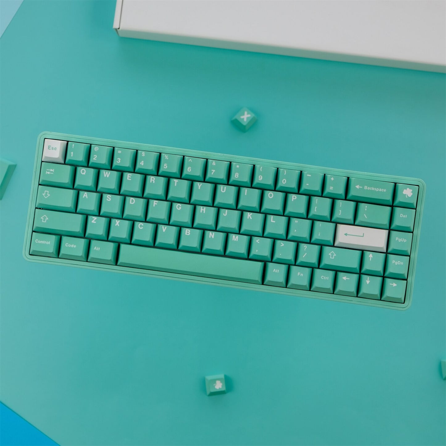 ملف تعريف الكرز PBT Keycaps البرسيم