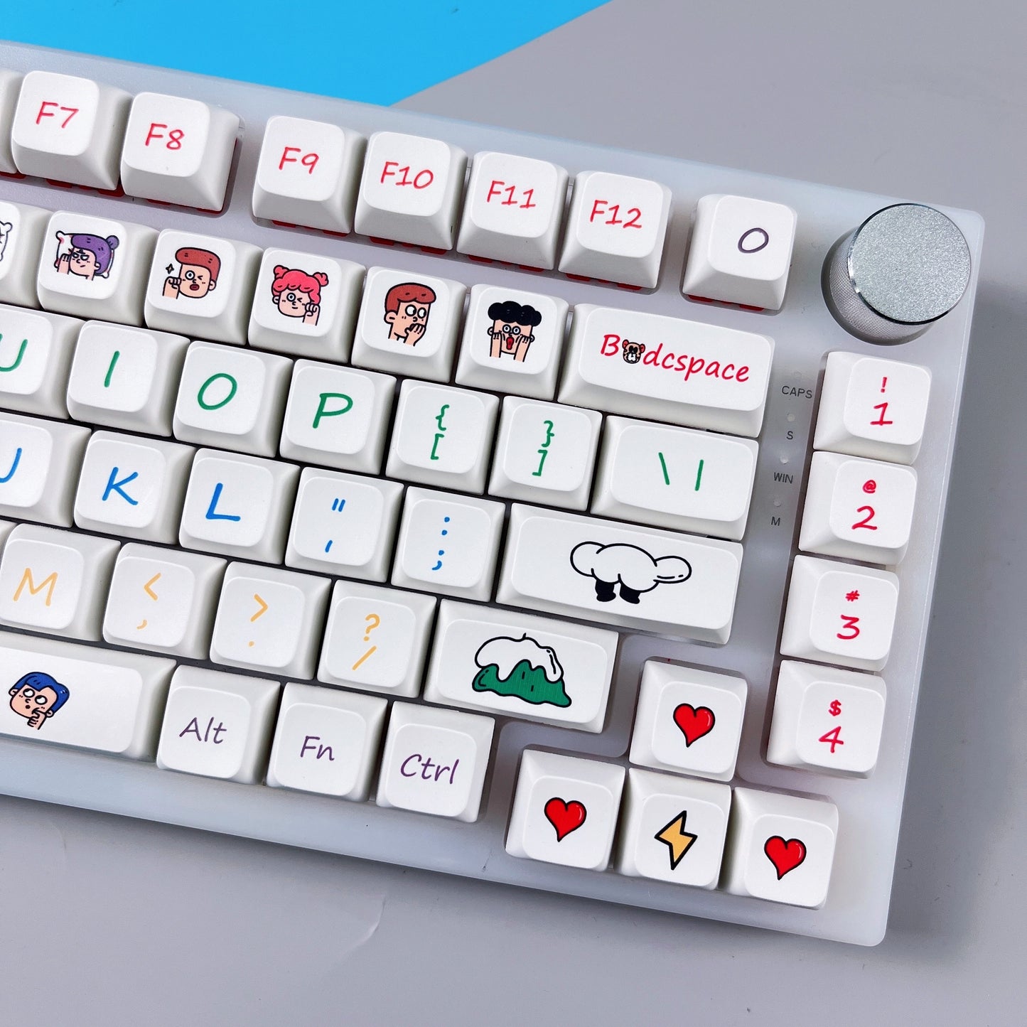 Cartoon Avatar XDA Profile PBT Keycaps