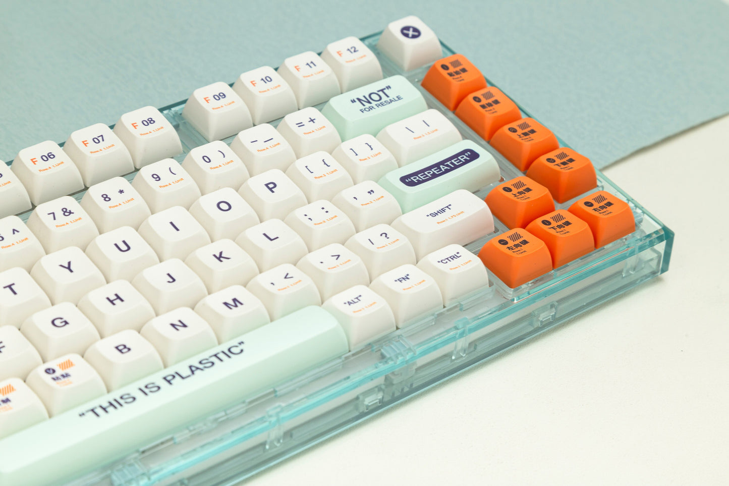 البلاستيك كيكابس QSA الملف الشخصي PBT Keycaps