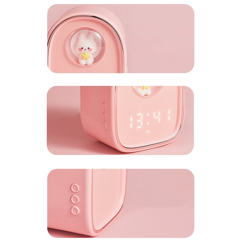 Rabbit Space Capsule  Alarm Clock Light