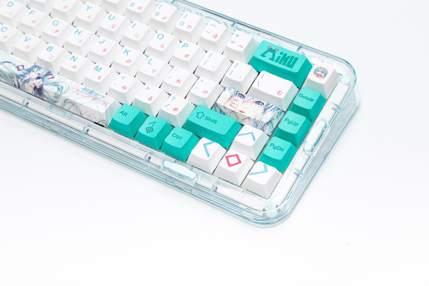 Miku Cherry profile PBT Keycaps