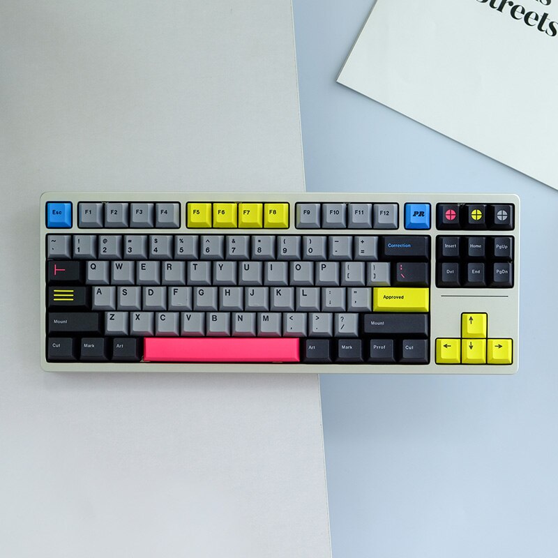 Atari Sheild PBT Keycaps cherry profile