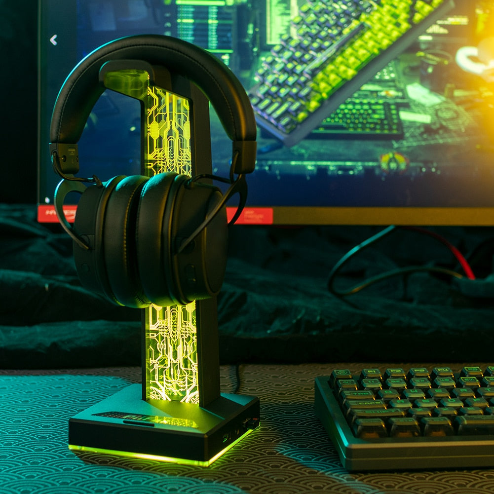 RGB Gaming Headphone Stand