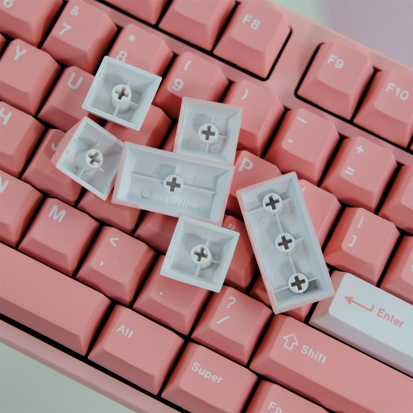 Peach Blossom Cherry Profile Keycaps