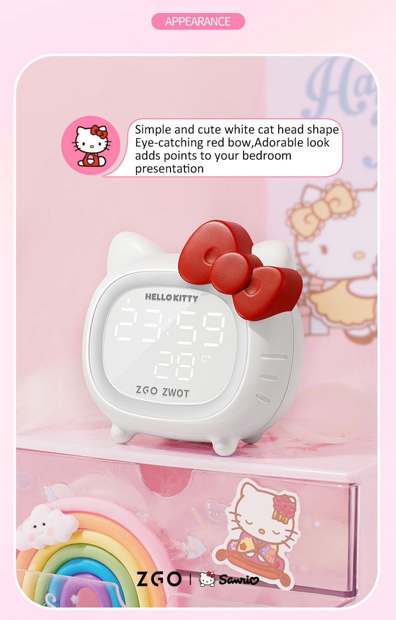 ZGO ZWOT Hellokitty Smart Alarm Clock - Bluetooth Speaker Light