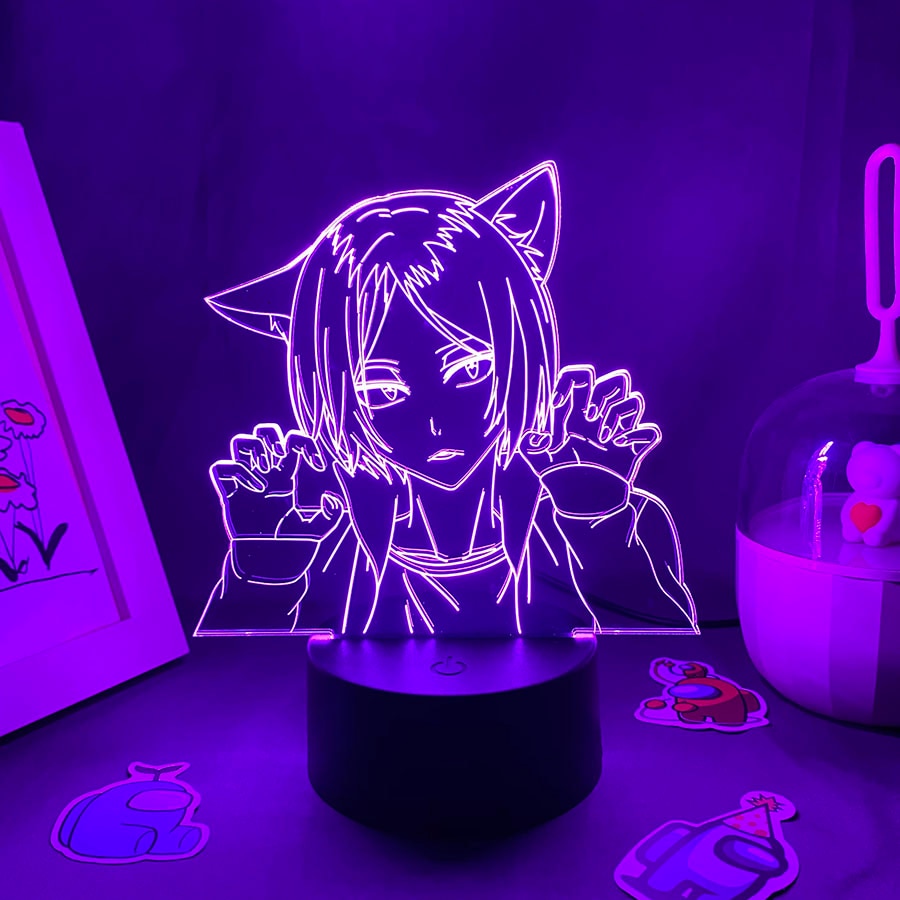 Haikyuu Figure Kenma Kozume Led Night Light