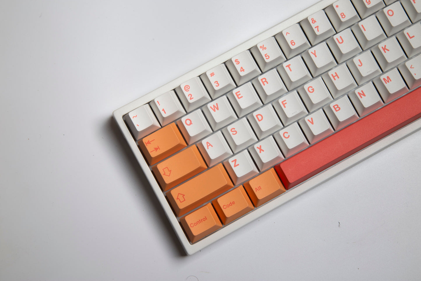 Peach Keycaps PBT Cherry Profile