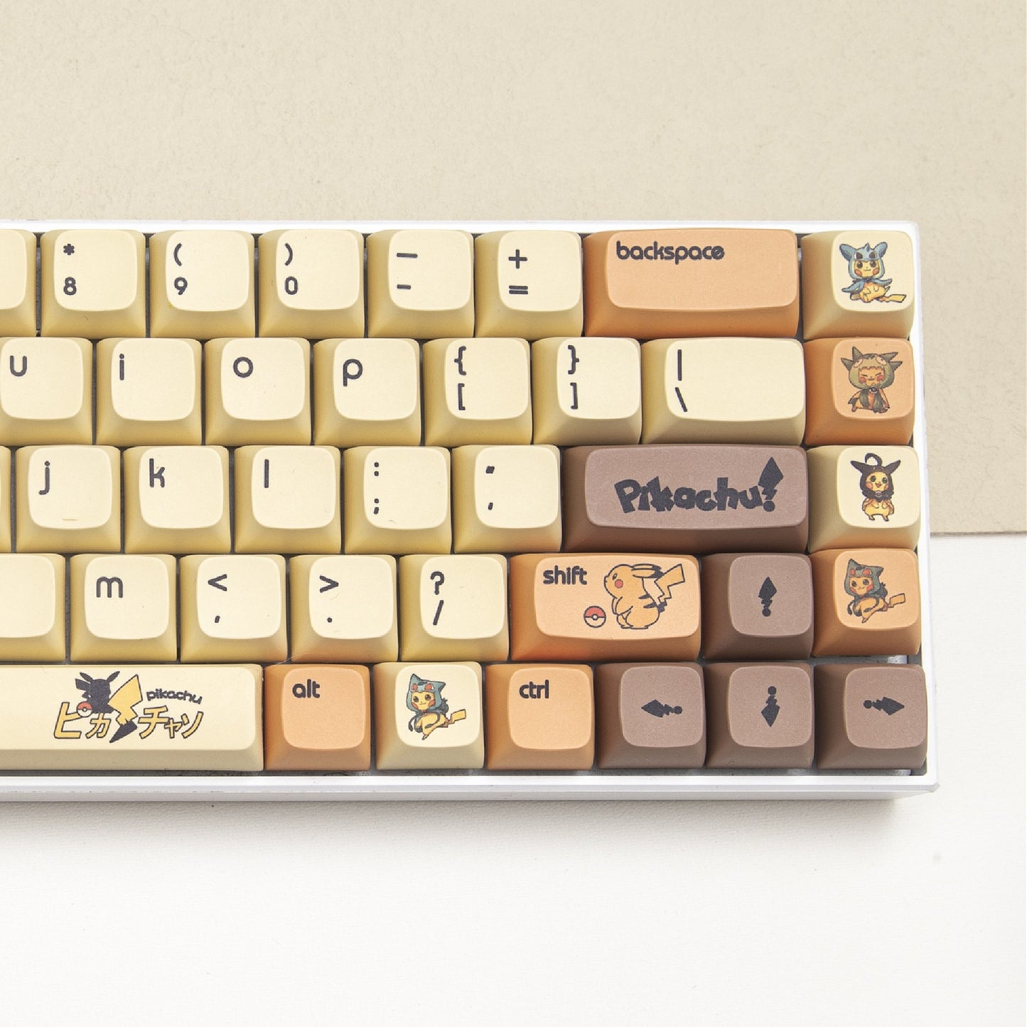 ملف Pikachu Keycaps PBT XDA