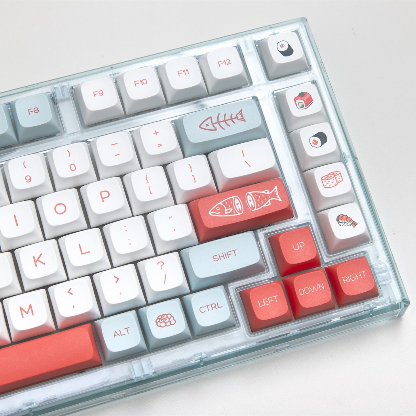 Salmon Keycaps PBT XDA Profile