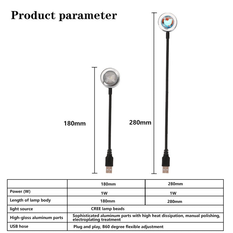 أضواء ليلية ، LED إبداعي للشمس