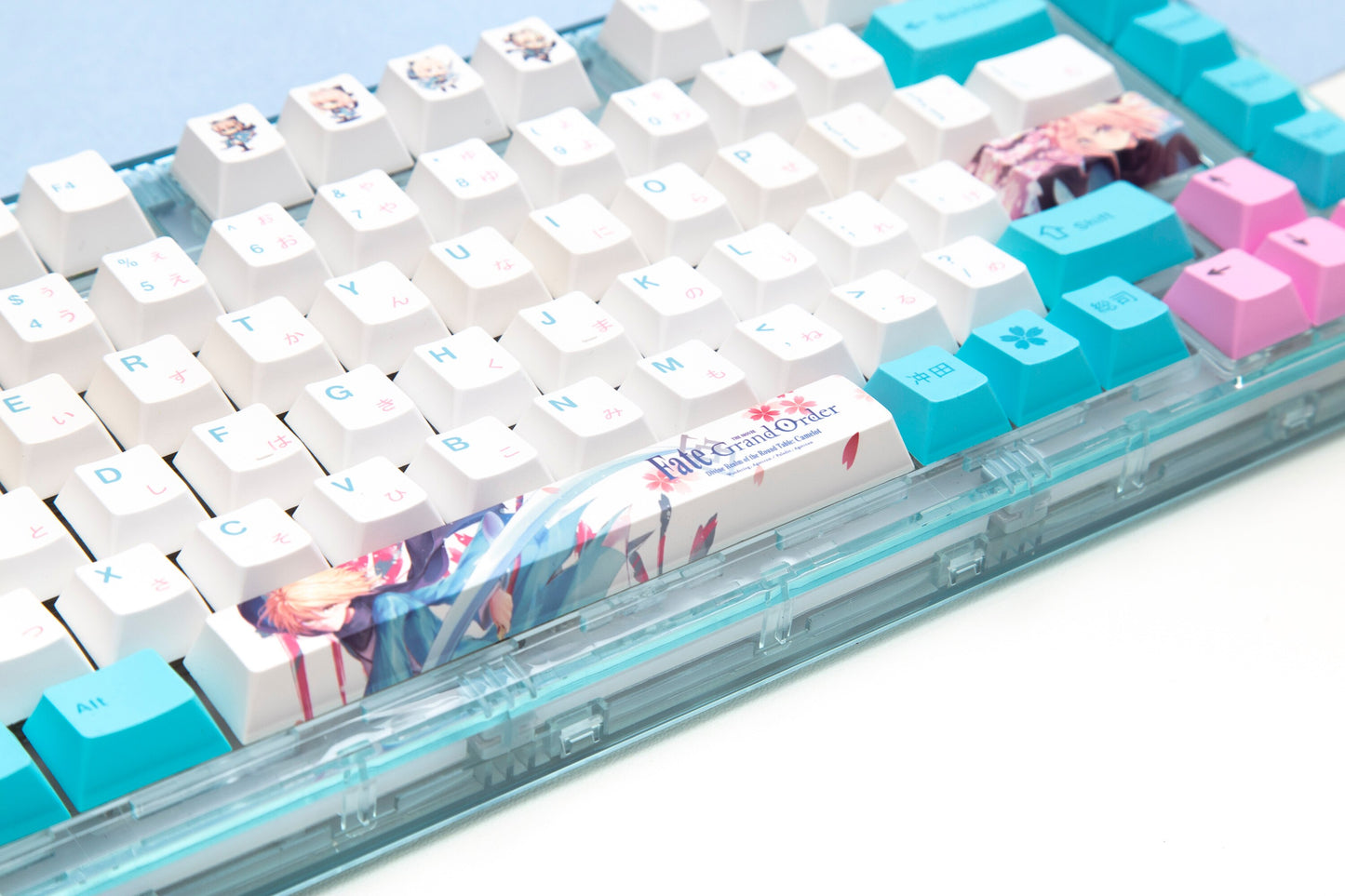 Okita Soji Keycaps PBT Cherry Profile