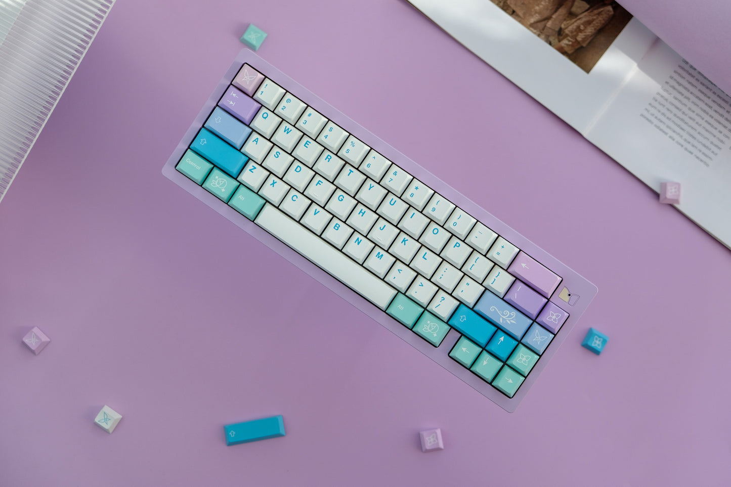 Fairy Gradient Cherry Profile PBT Keycaps