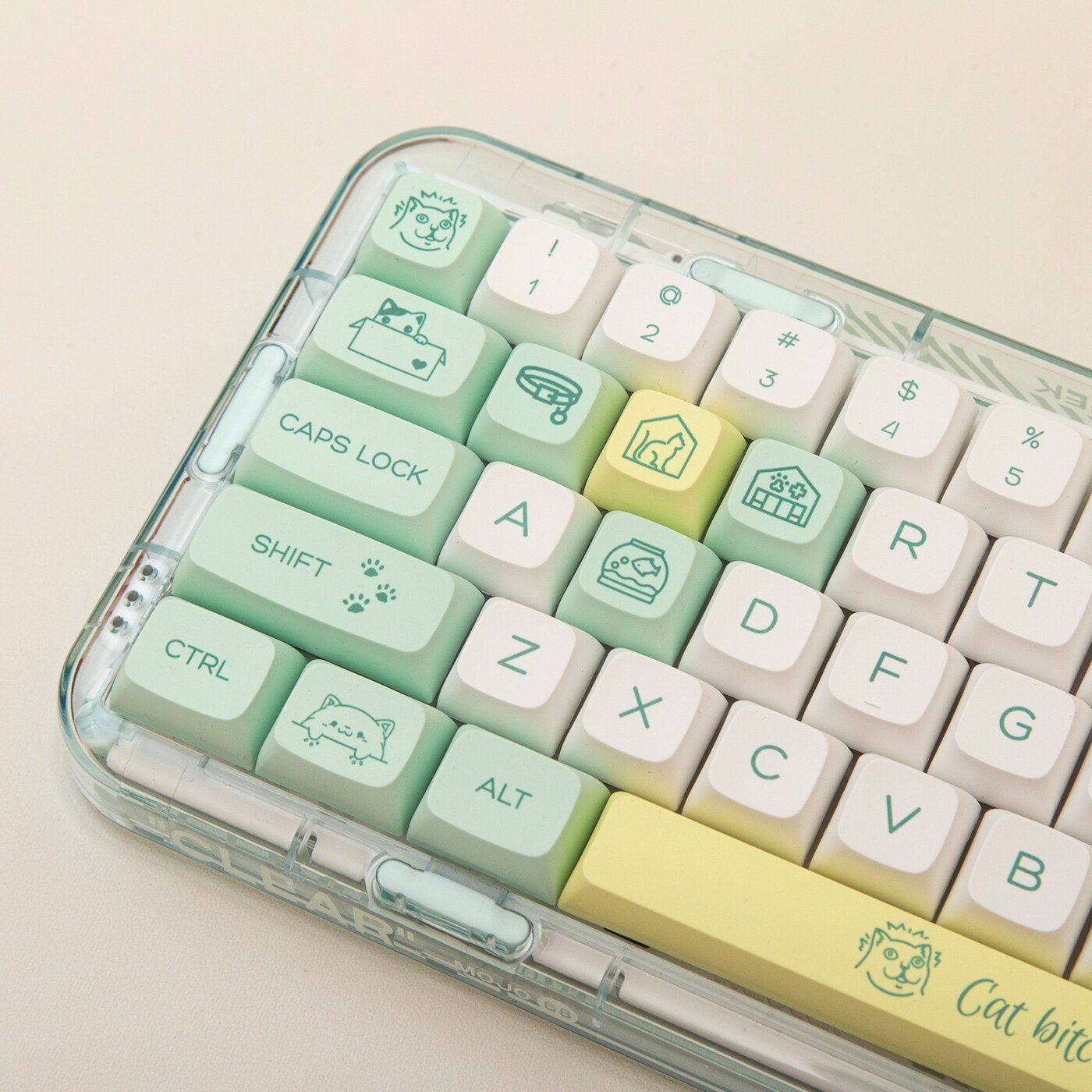 ملف تعريف Nada Cat PBT Keycaps XDA