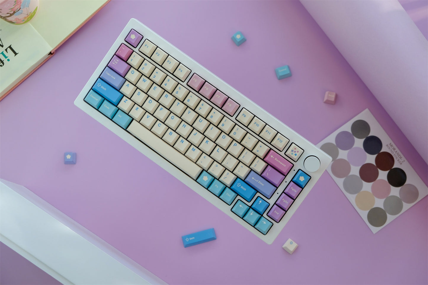 الجنية البكر PBT الملف الشخصي الكرز Keycaps