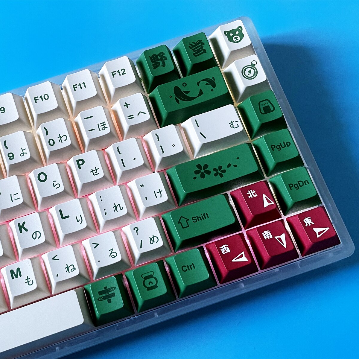 Camping BPT Keycaps Cherry profile