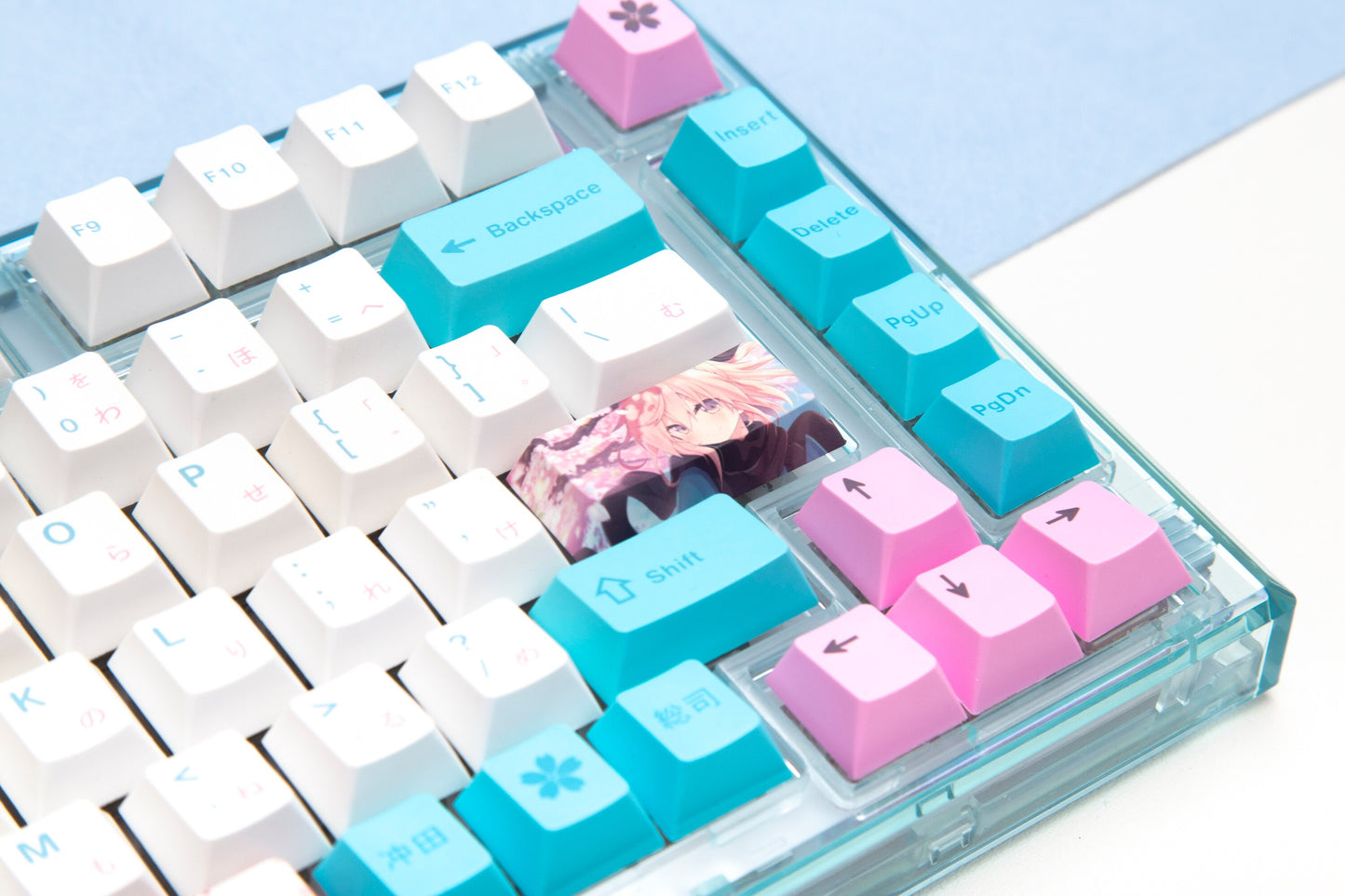 Okita Soji Keycaps PBT Cherry Profile