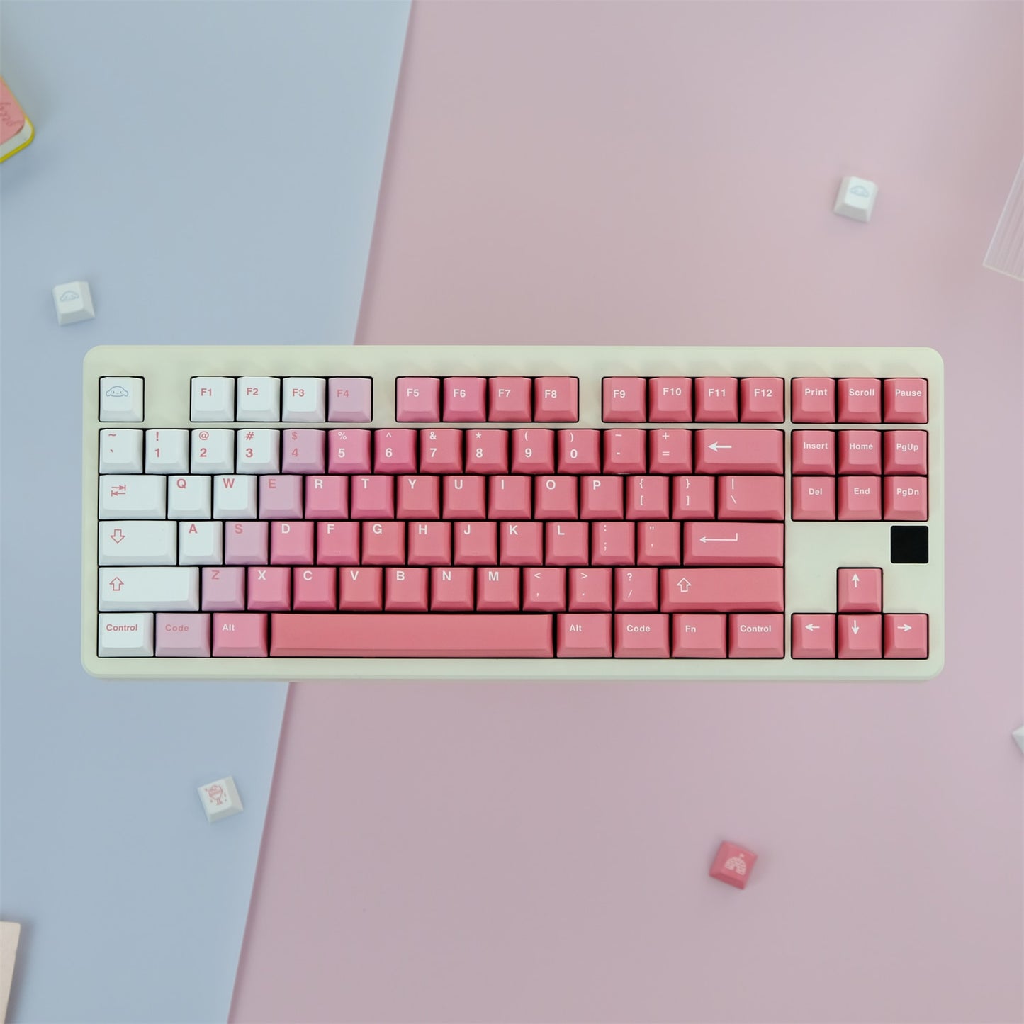 Gradient Powder PBT Cherry Profile Keycaps