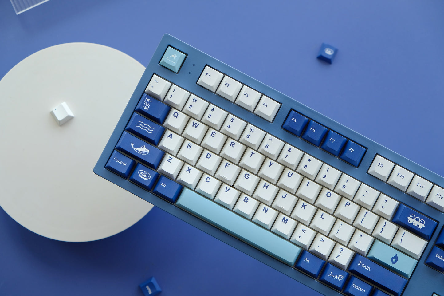 Bluetiny Keycaps PBT Cherry Profile