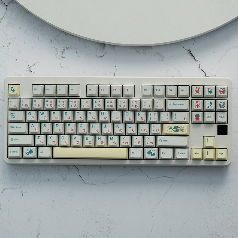 Zen Pond PBT DYE-SUB Cherry Profile Keycaps