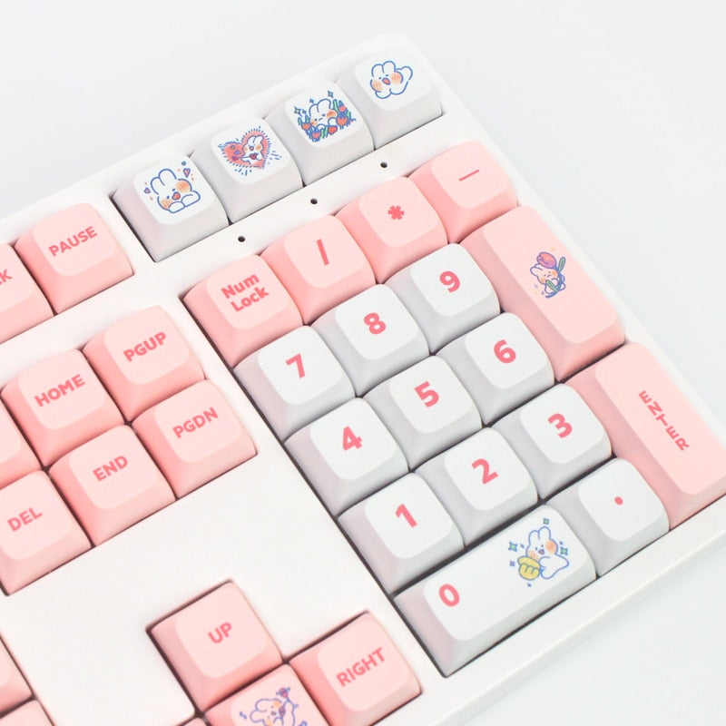 الملف الشخصي Steam Rabbit Pink Keycaps XDA