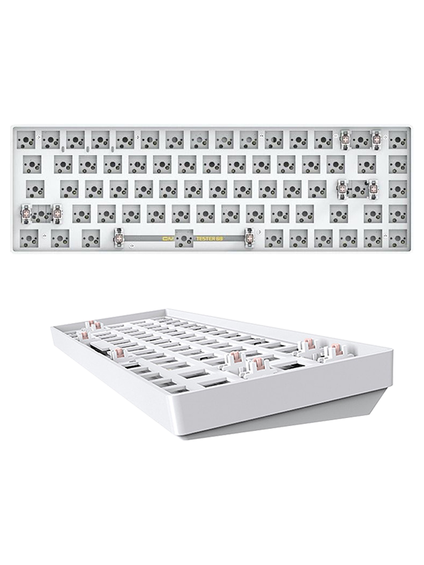 TESTER 68 Keys White Wireless