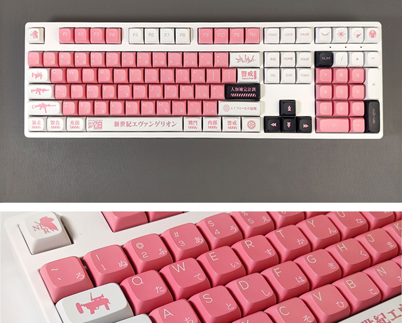 الملف الشخصي لـ EVA رقم 8 PBT Keycaps XDA