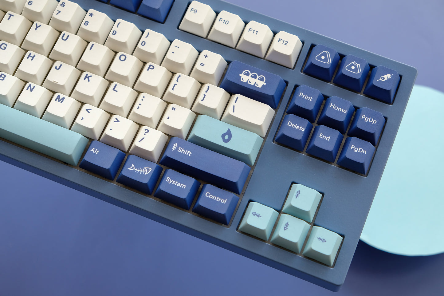 Bluetiny Keycaps PBT Cherry Profile