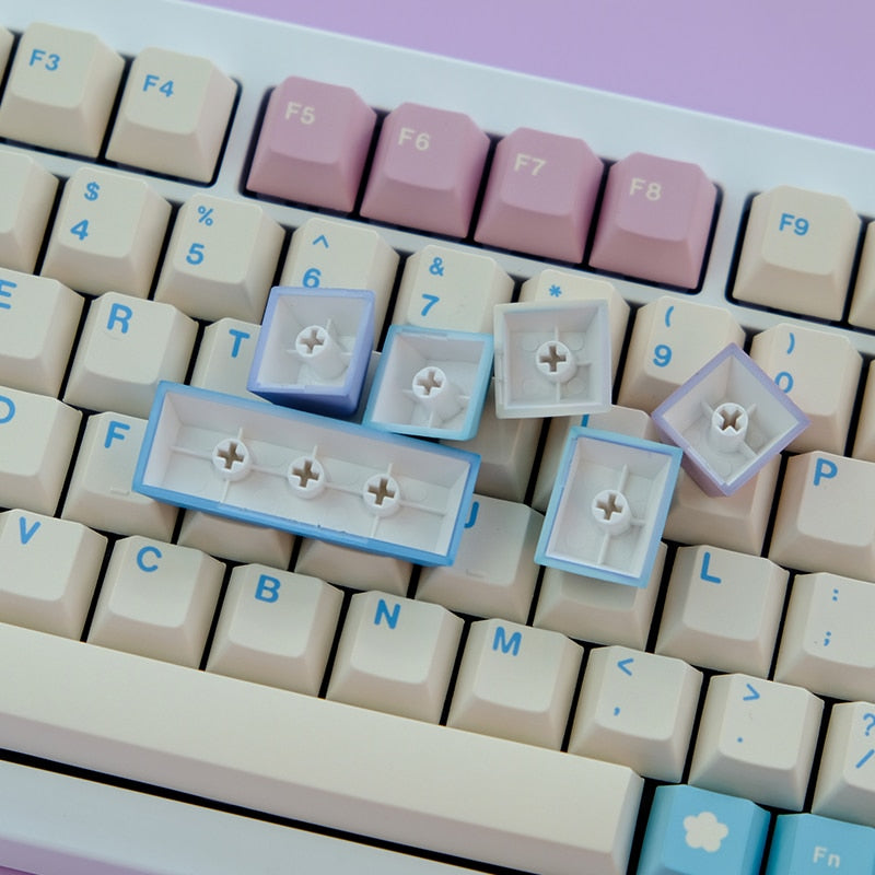 الجنية البكر PBT الملف الشخصي الكرز Keycaps