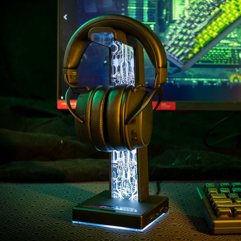 RGB Gaming Headphone Stand