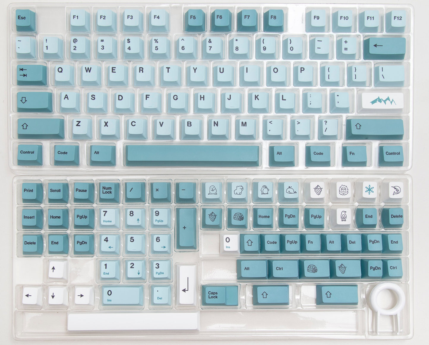 Iceberg Keycaps PBT Cherry Profile