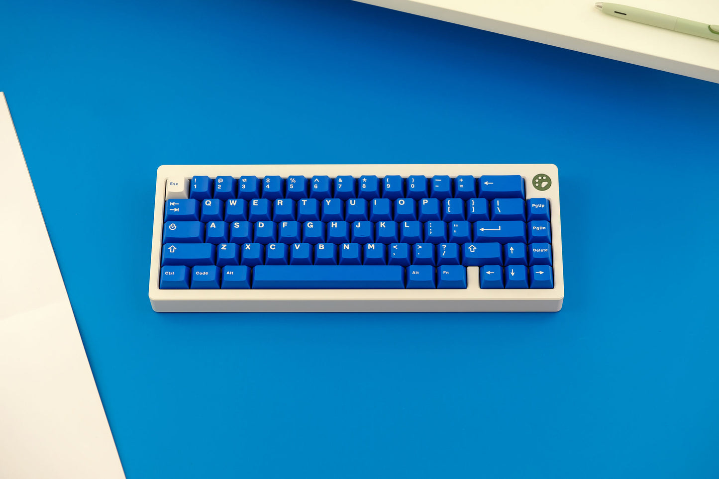 Aifei Icon Classic Blue Keycaps ABS Double Shot Keycaps Cherry Profile