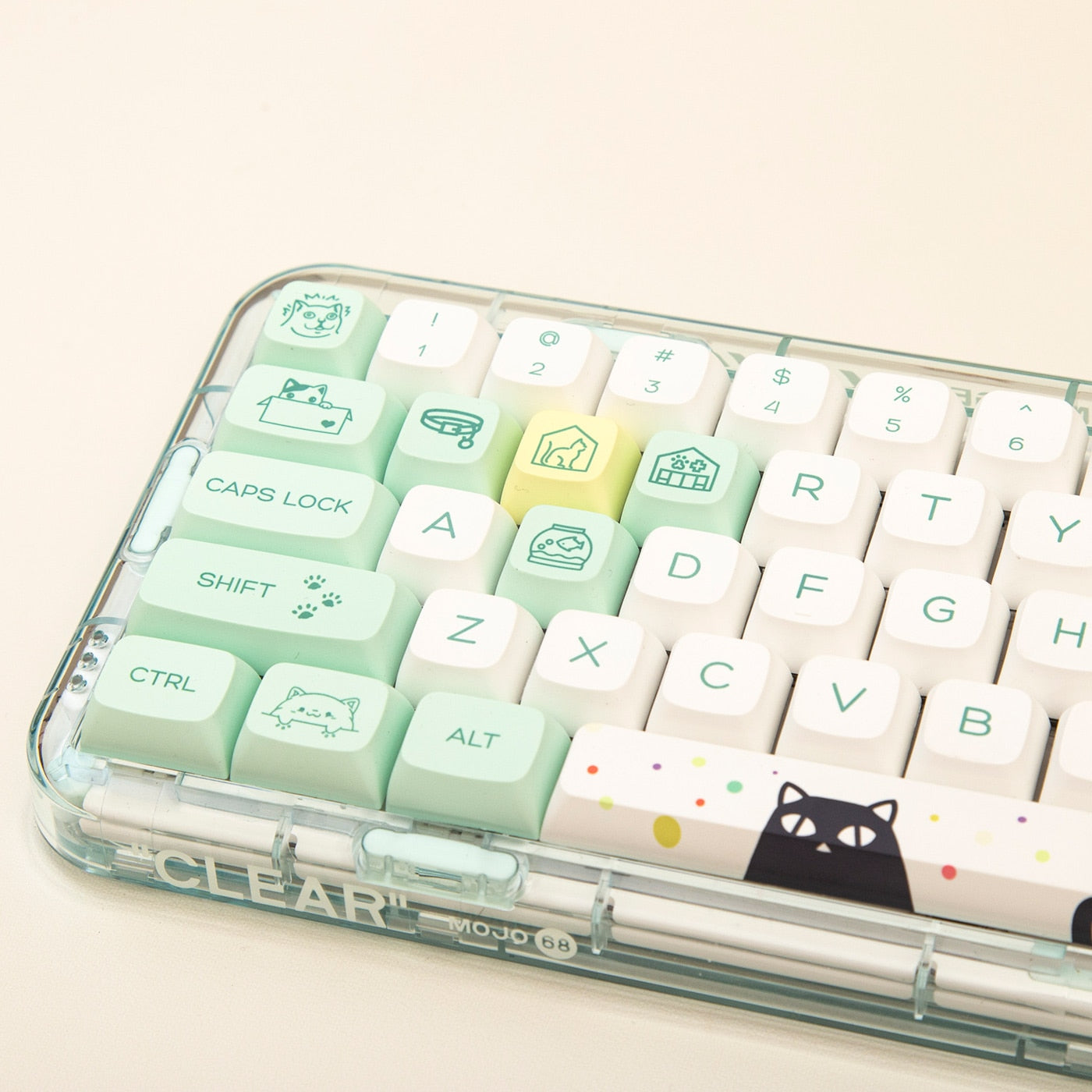 ملف تعريف Nada Cat PBT Keycaps XDA