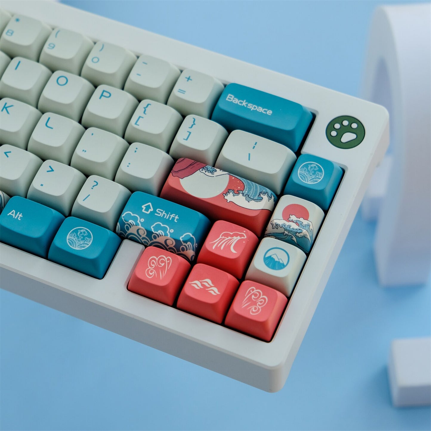 Coral Sea Keycaps PBT Cherry Profiles