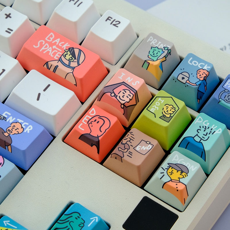 imaginary Cartoon Cherry Profile PBT Keycaps