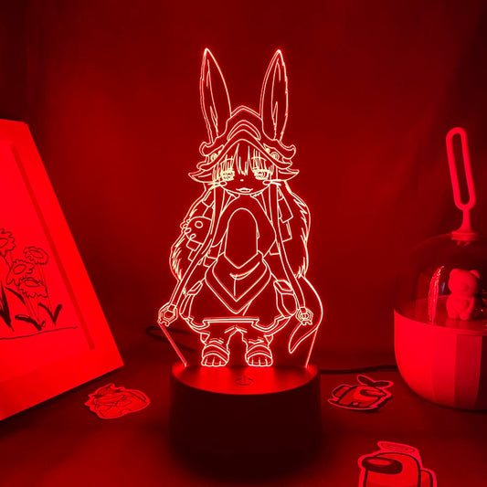 Made in Abyss Figure Nanachi 3D Night Lights