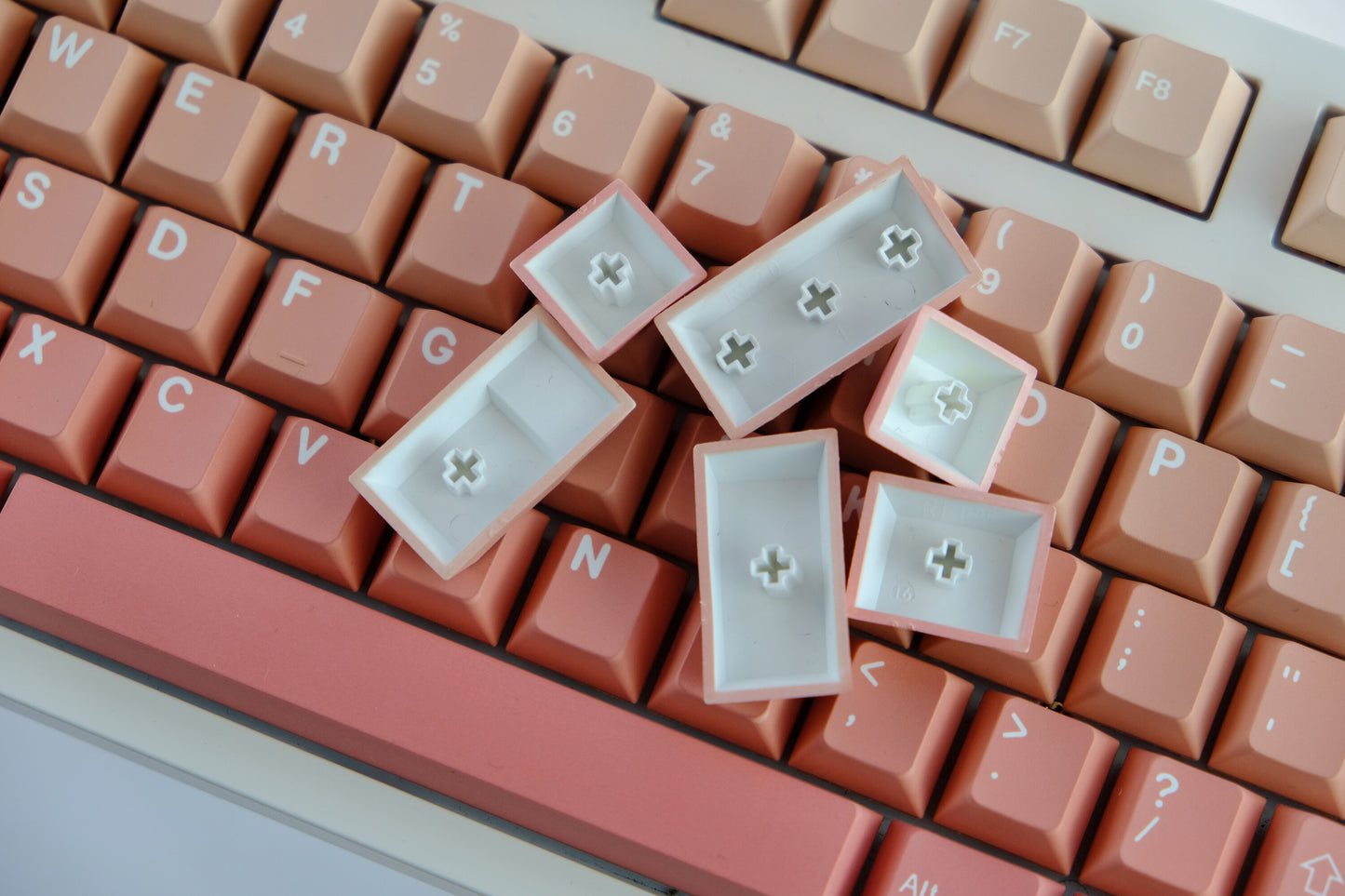 Blush Cherry Profile PBT Keycaps