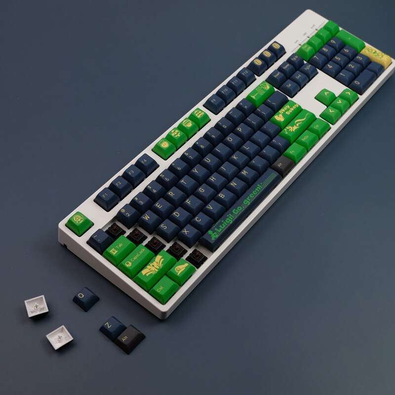 Luigi PBT KCA Profile Keycaps